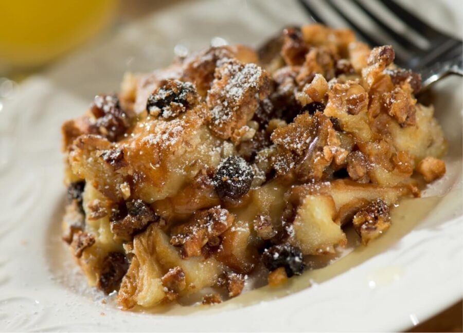 Bourbon bread pudding