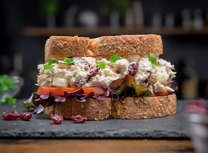 Whole grain fiber bread