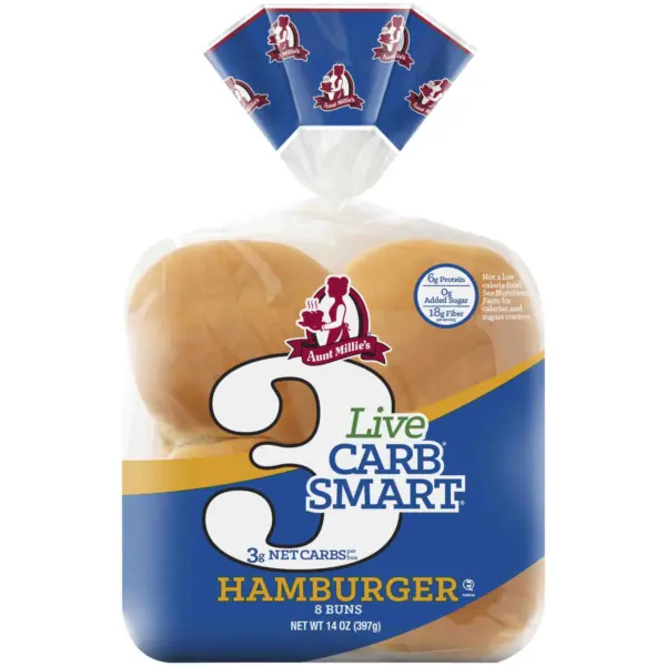 Live Carb Smart Hamburger Buns