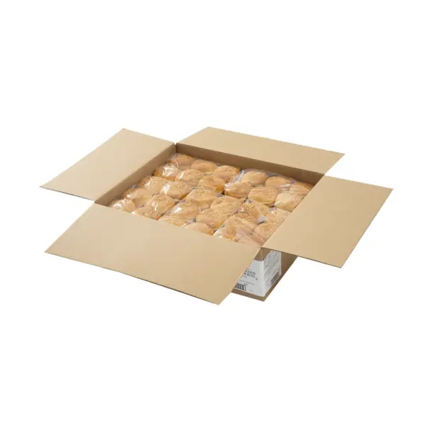 Open Box Seeded Ham Bun 9531