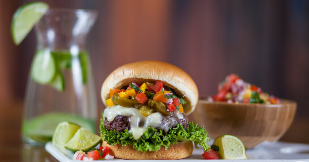 Grilled Jalapeño Pico Burger | Aunt Millie's
