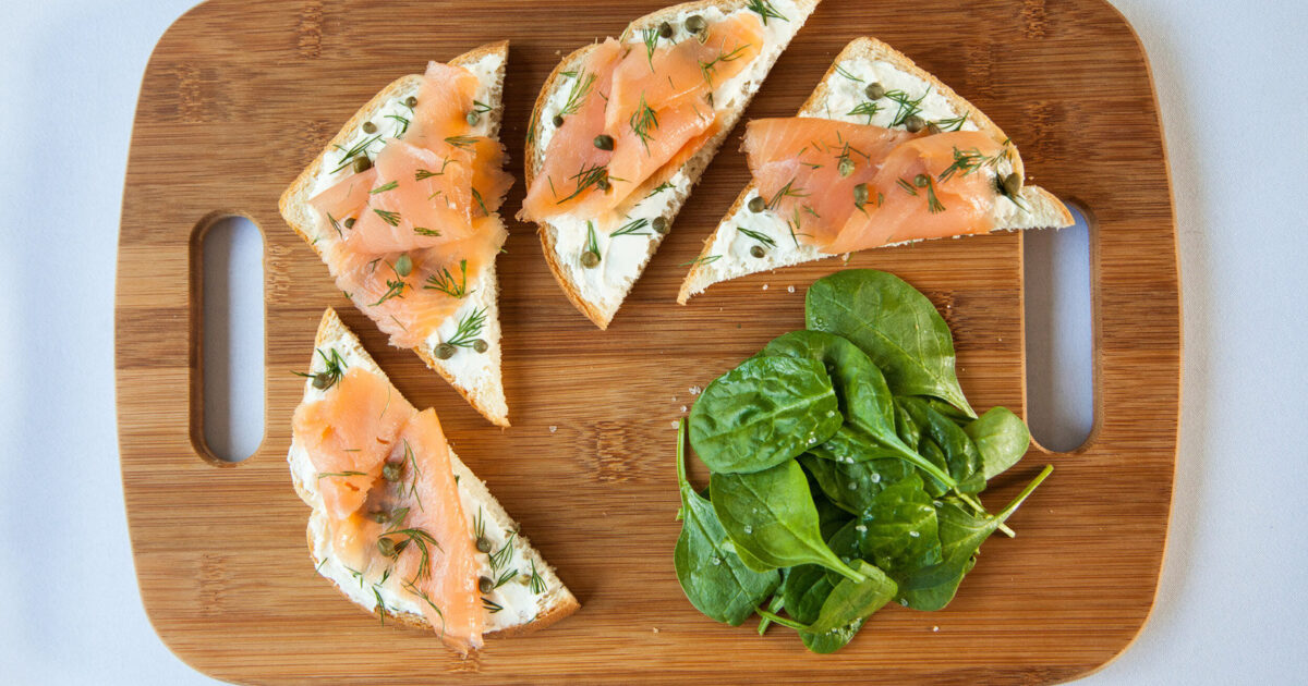 Smoked Salmon Caper Toast | Aunt Millie's