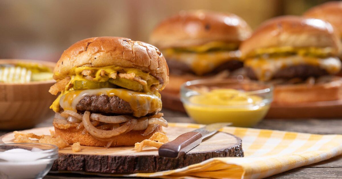 Oklahoma Super Onion Burger | Aunt Millie's