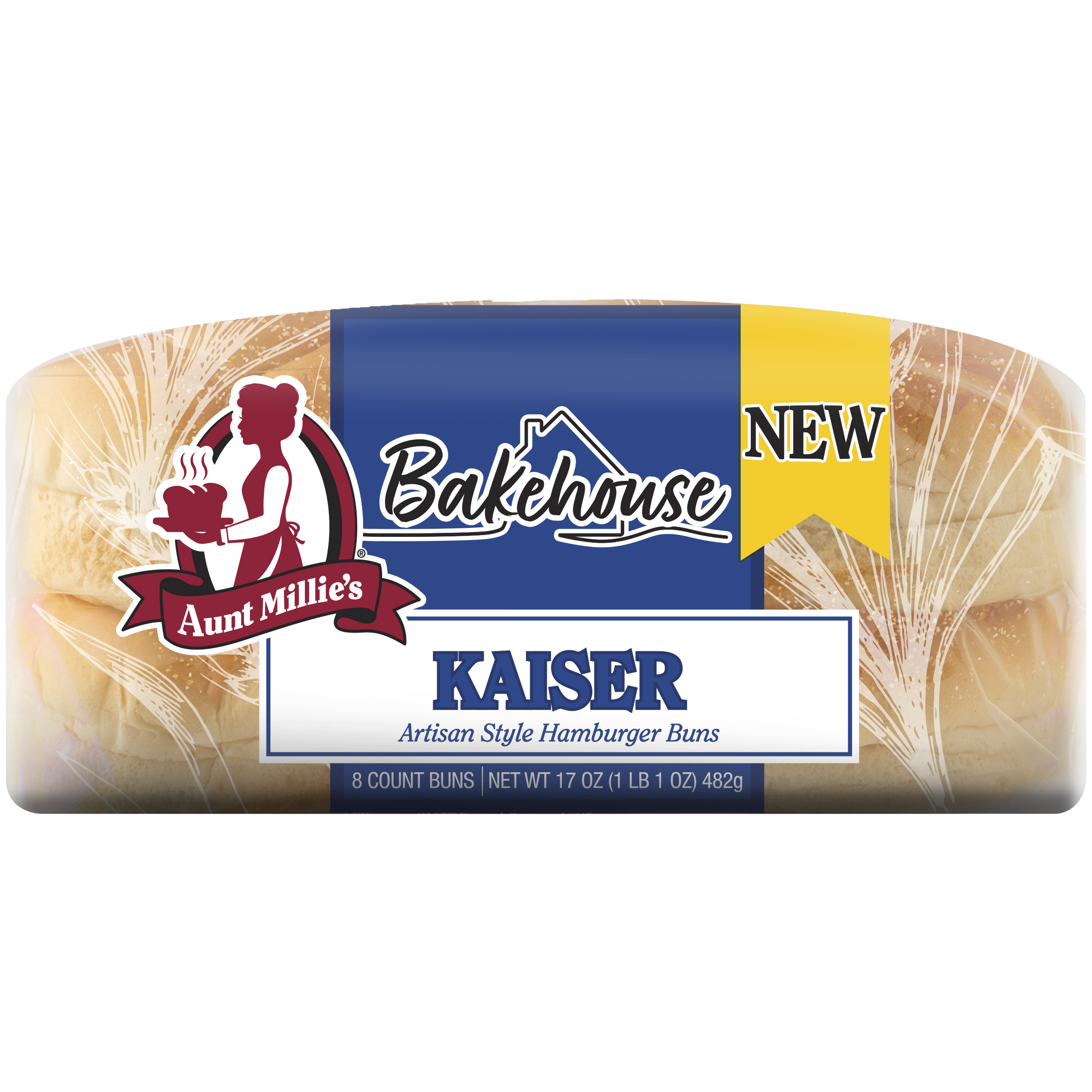 Bakehouse Artisan Style Kaiser Hamburger Buns | Aunt Millie's