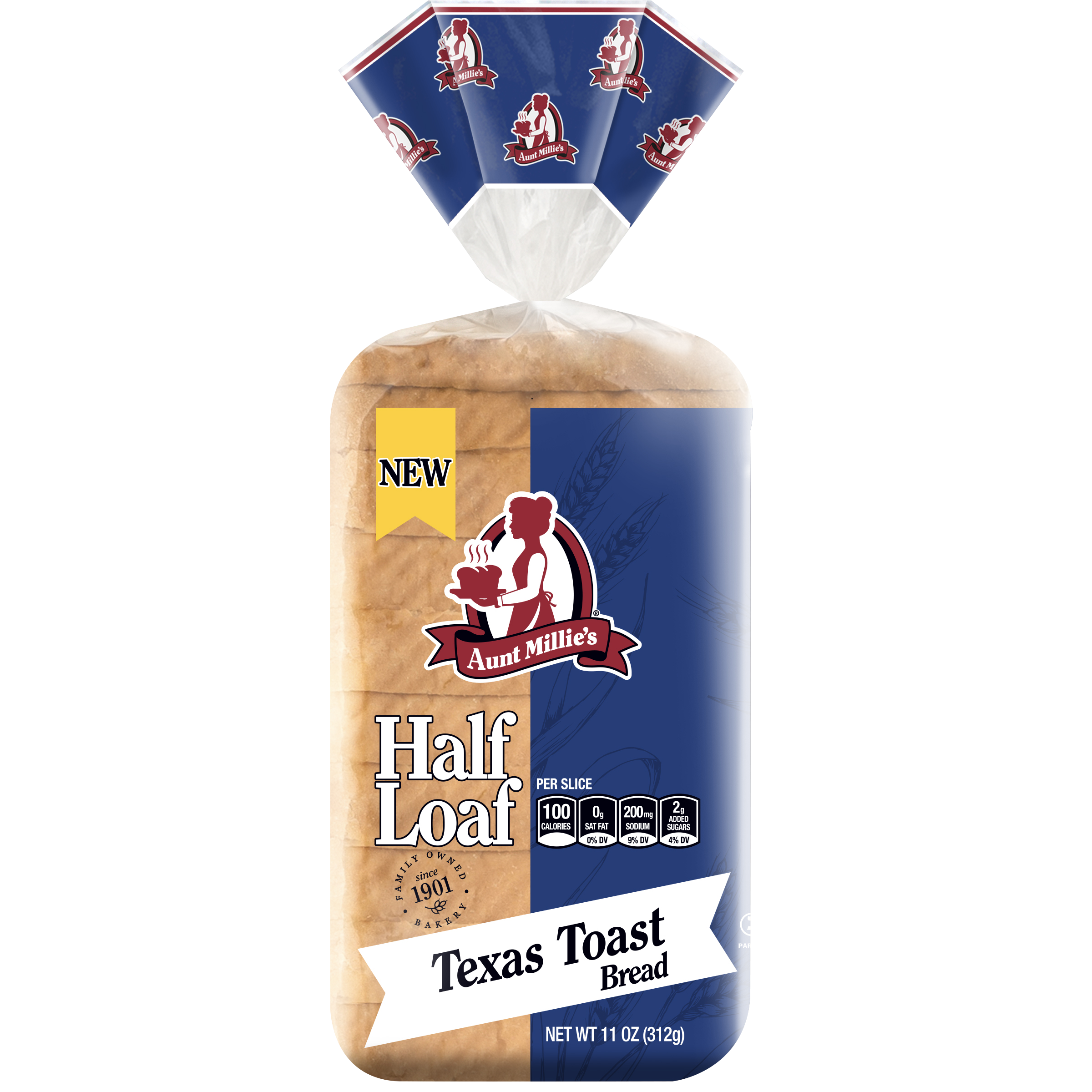 Half Loaf Texas Toast Bread | Aunt Millie's